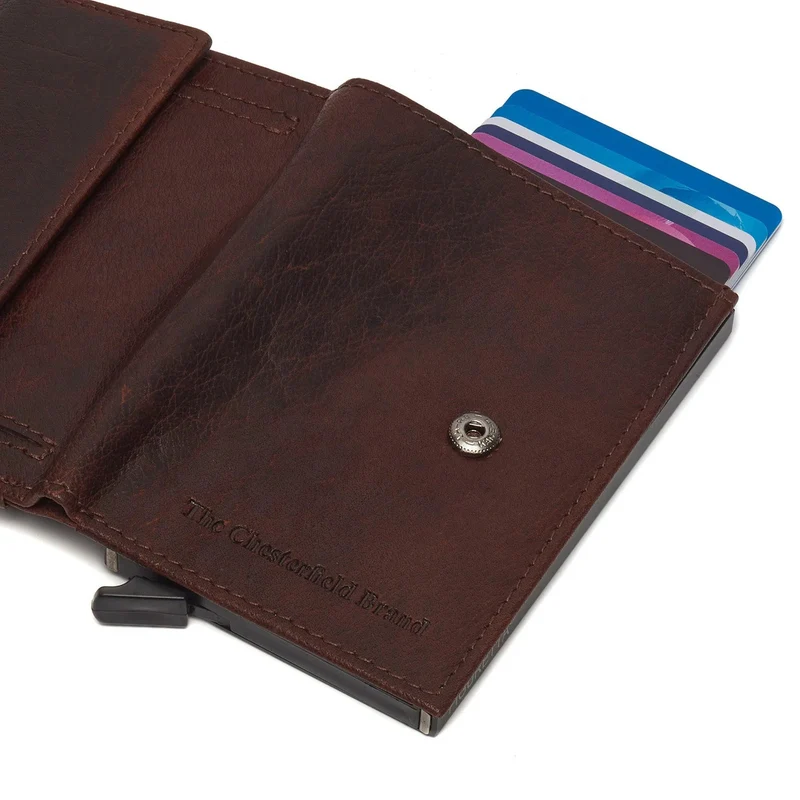 The Chesterfield Brand Hannover - Tarjetero 6cc 10 cm RFID (brown)