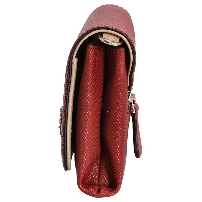 Guess Noelle II Xbody Flap - Bolso bandolera 21 cm (garmet)