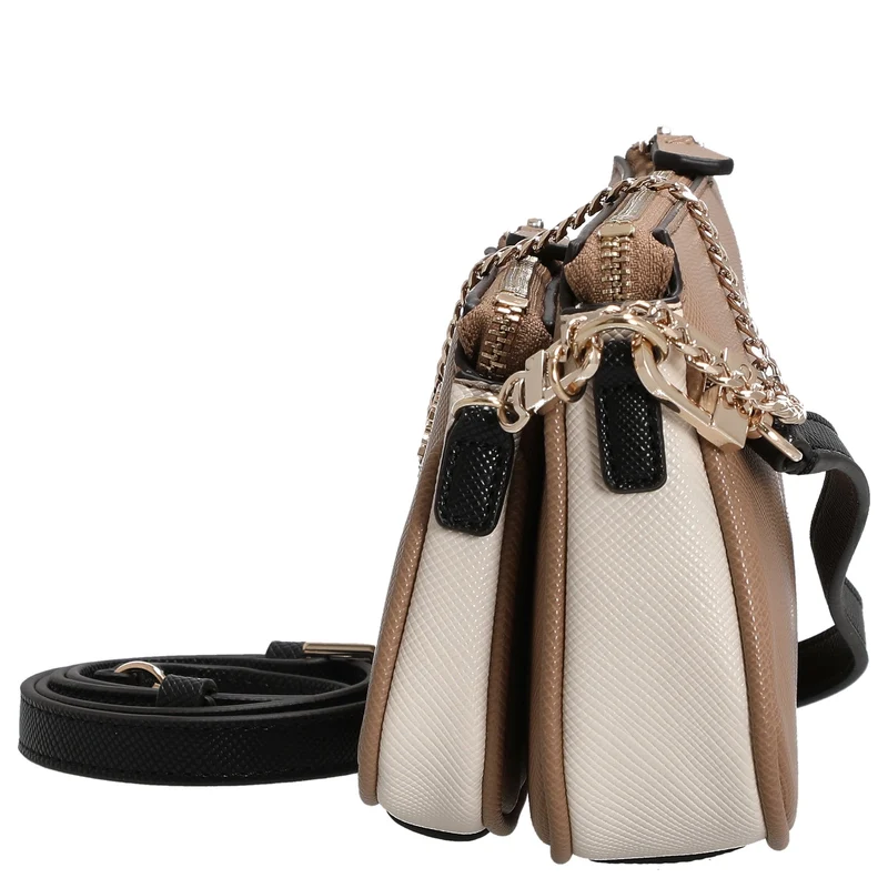 Guess Noelle II DBL Pouch - Bolso bandolera 24 cm (tan multi)