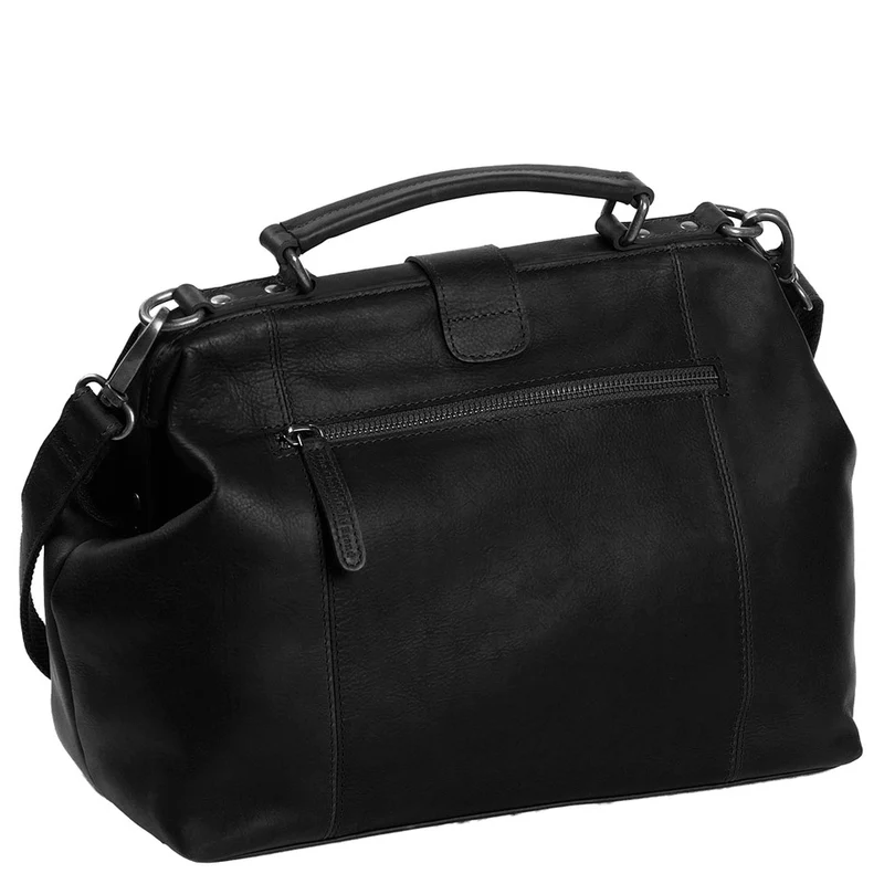 The Chesterfield Brand Shaun - Bolso bandolera cuero 32 cm (black)