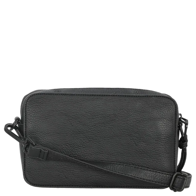 FREDsBRUDER Deep Dark - Bolso bandolera 22 cm (black/black)