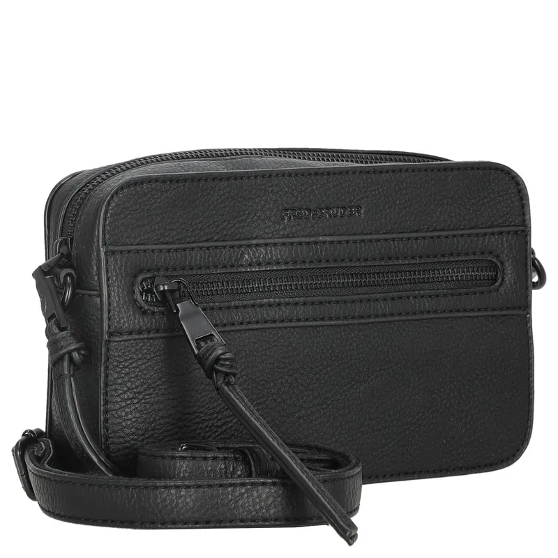 FREDsBRUDER Deep Dark - Bolso bandolera 22 cm (black/black)