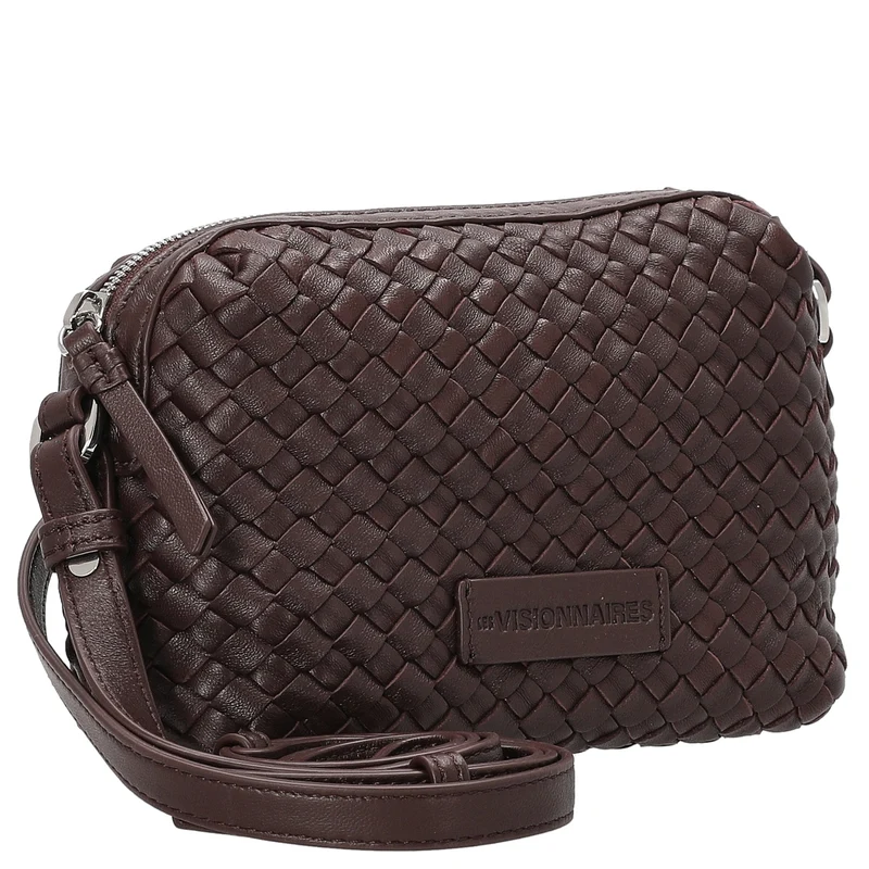 Les Visionnaires Lynn Weave Silky - Bolso bandolera (aubergine)