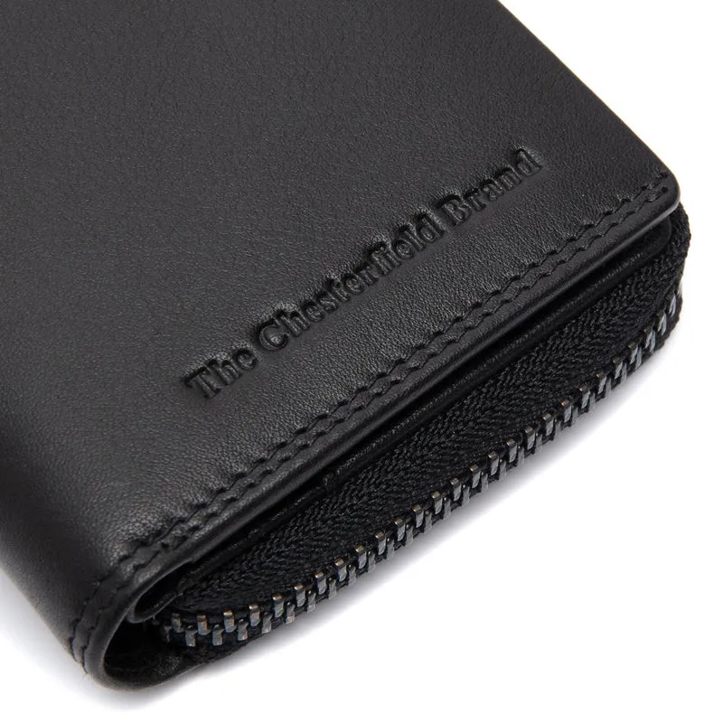The Chesterfield Brand Lenwick - Cartera 10cc 11 cm (schwarz)