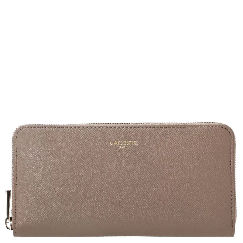 Lacoste Champs Elysées L - Cartera 8cc 20 cm (taupe)