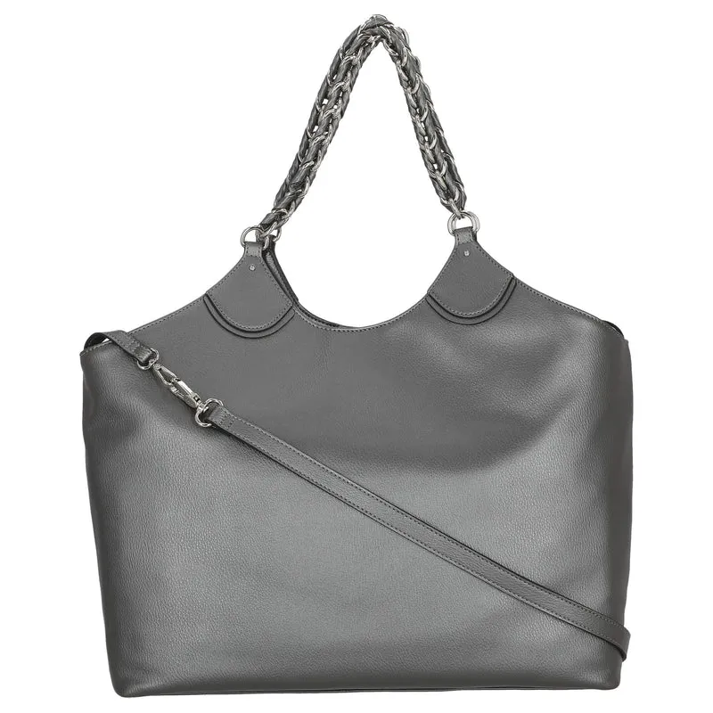 Liu Jo Euthalia - Bolso shopper L 43 cm (antracite met.)