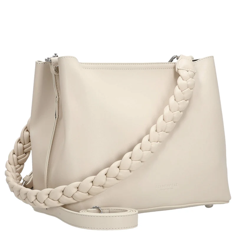 Seidenfelt Melbu Hobo - Bolso de hombro 26 cm (creme)