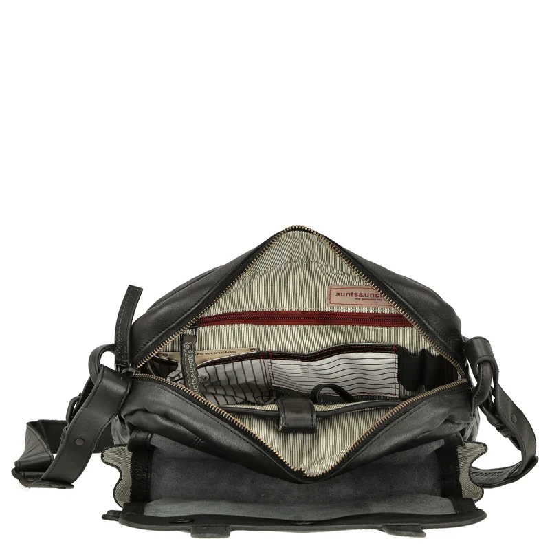 aunts & uncles Grandmas Luxury Club Miss Applepie - Bolso bandolera 27 cm (blacksmoke)