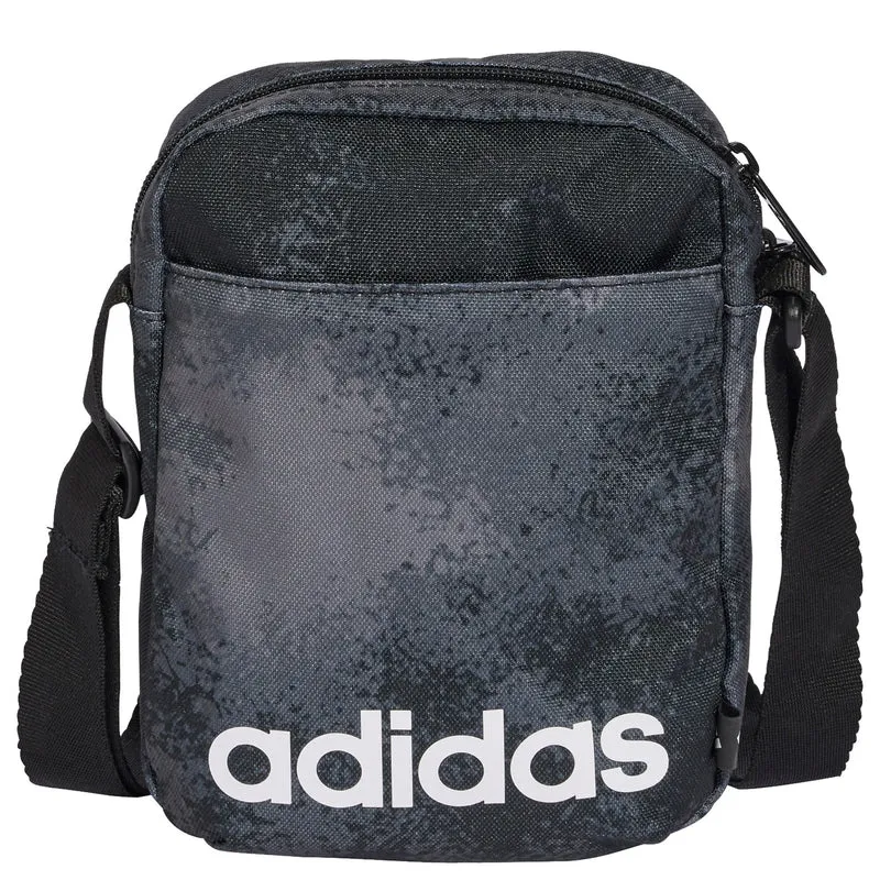 adidas Linear G - Bolso bandolera 21 cm (greyfiv/grey six/black/white)