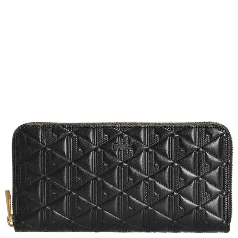 Lacoste Maheki - Cartera 8cc 20 cm (schwarz)