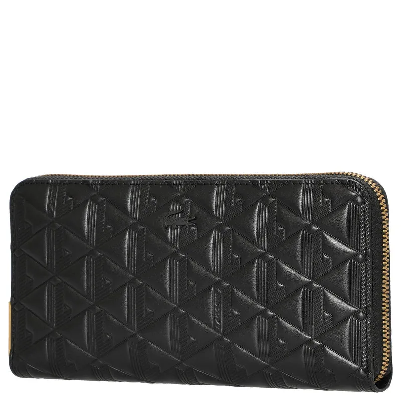 Lacoste Maheki - Cartera 8cc 20 cm (schwarz)