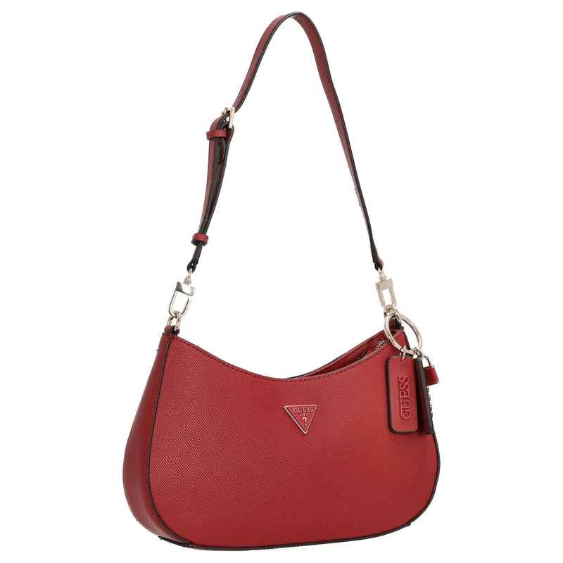 Guess Noelle II Top Zip - Bolso de hombro 28 cm (color: garnet)