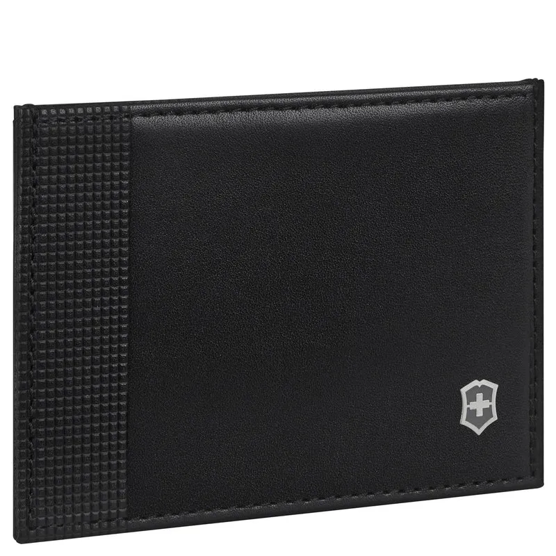 Victorinox Altius Alox Slim Card Case - Tarjetero 3cc 10 cm RFID (black)