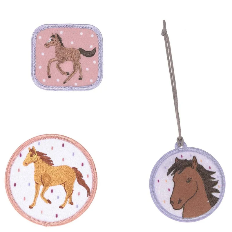 Lässig Zubehör School Patches Set - Colgantes/Parches (Horse)