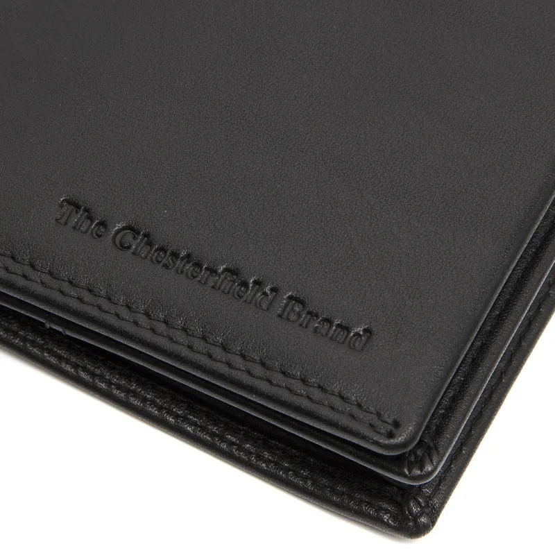 The Chesterfield Brand Vincent Nappa - Cartera 4cc 10.5 cm RFID (schwarz)