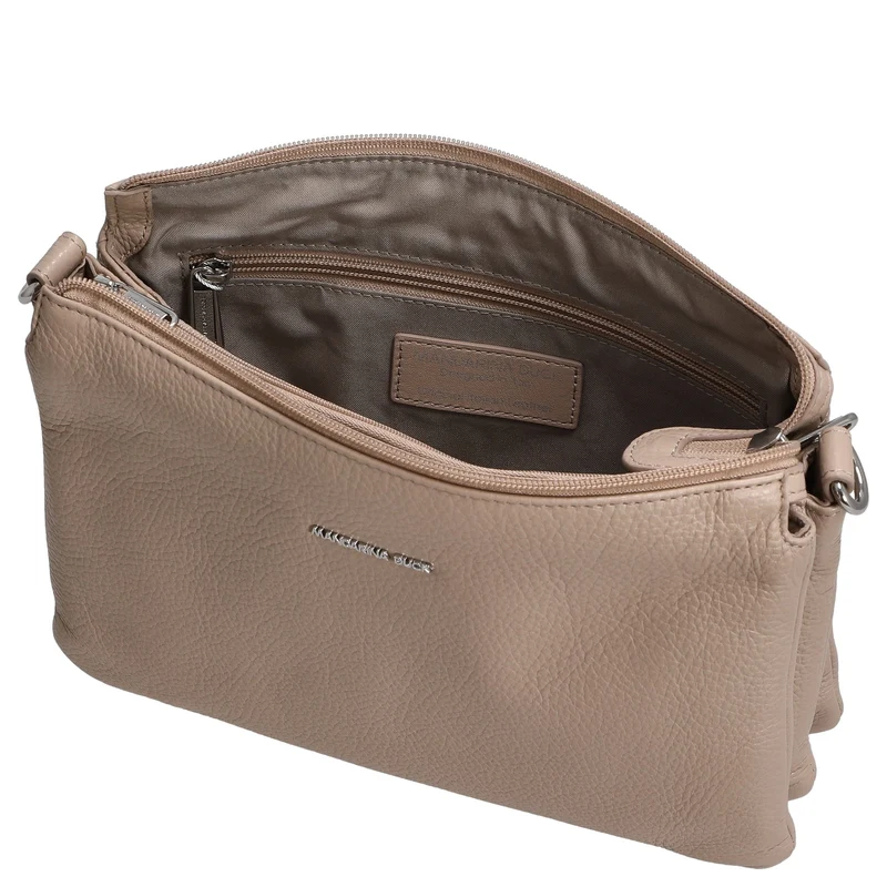 Mandarina Duck Mellow Leather - Bolso bandolera 28 cm (warm taupe)