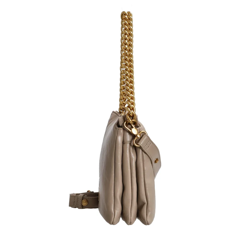 Liu Jo Lapuffy - Bolso bandolera M 40 cm (dark sand)