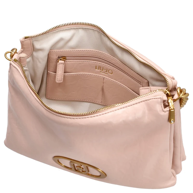 Liu Jo Lapuffy - Bolso bandolera M 40 cm (cipria)
