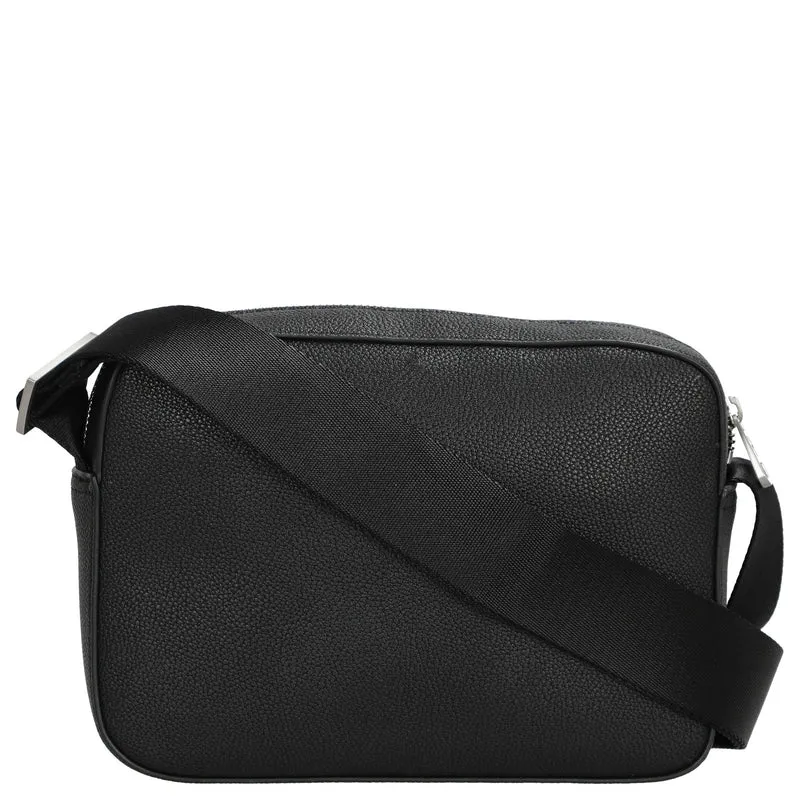 Lacoste Nomogramme Embossed - Bolso bandolera 23 cm (noir)