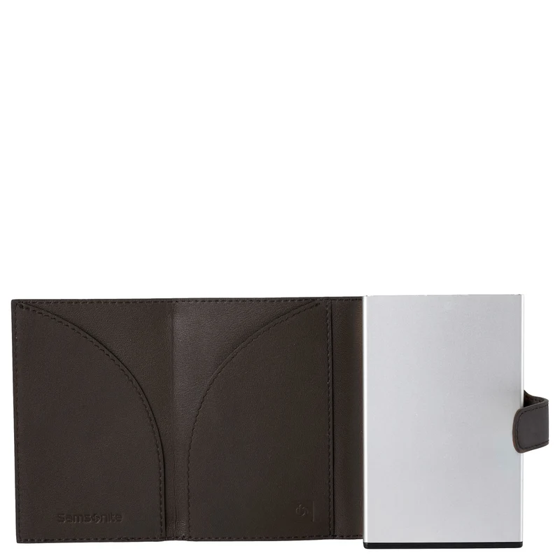 Samsonite Alu Fit 202 - Tarjetero 8cc 10.2 cm RFID (dark brown)