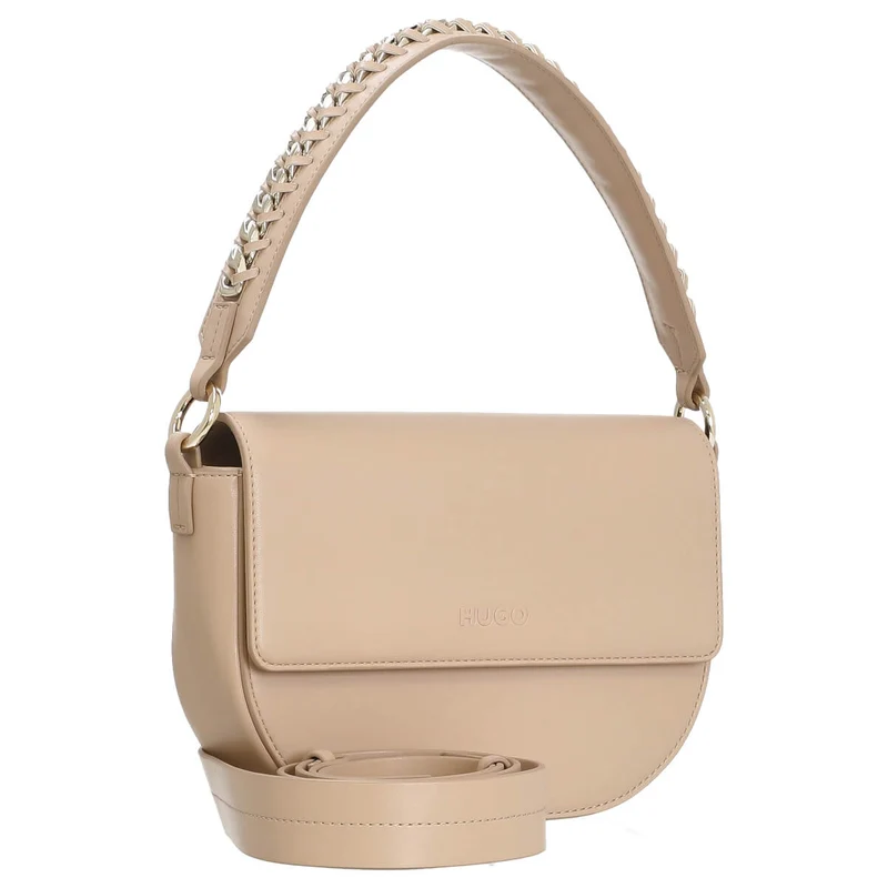 HUGO Women's Madyson - Bolso de hombro 21.5 cm (open beige)