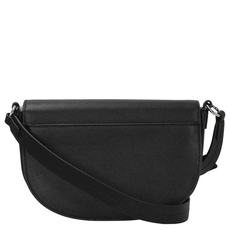 HUGO Women's Chris Saddle R - Bolso bandolera 25 cm (black)