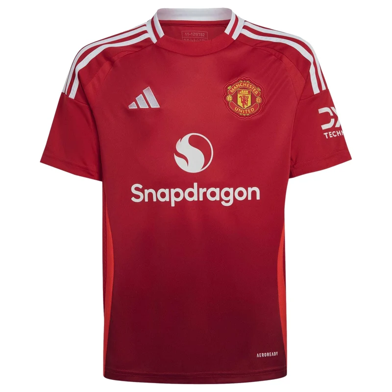 adidas Manchester United Fußball - Camiseta de casa Jr. 24/25 (red, 176)
