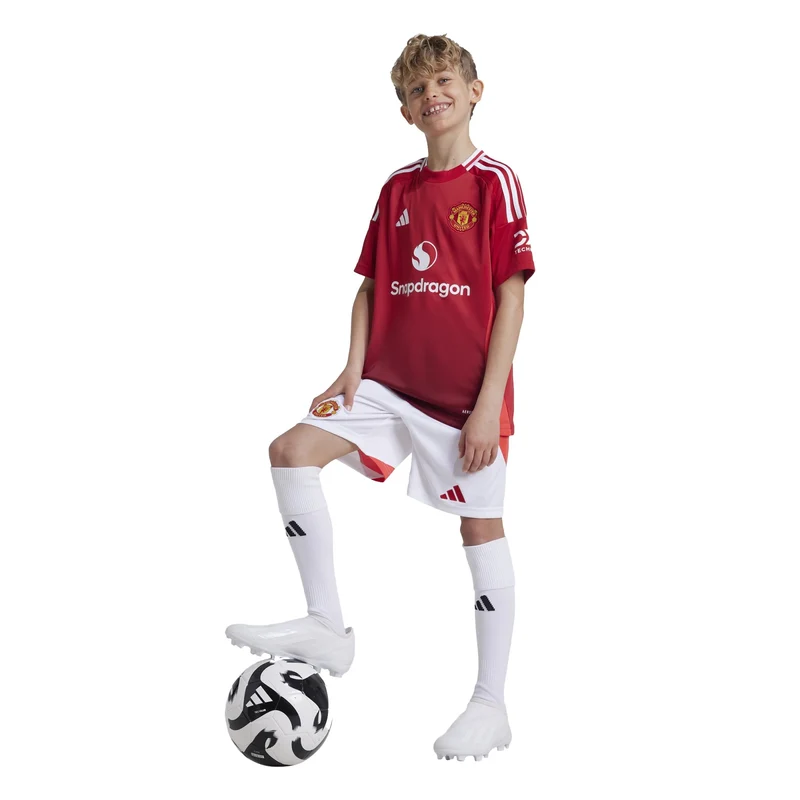 adidas Manchester United Fußball - Camiseta de casa Jr. 24/25 (red, 176)