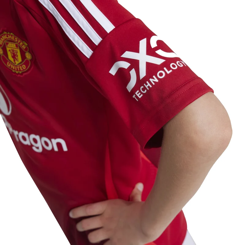 adidas Manchester United Fußball - Camiseta de casa Jr. 24/25 (red, 176)