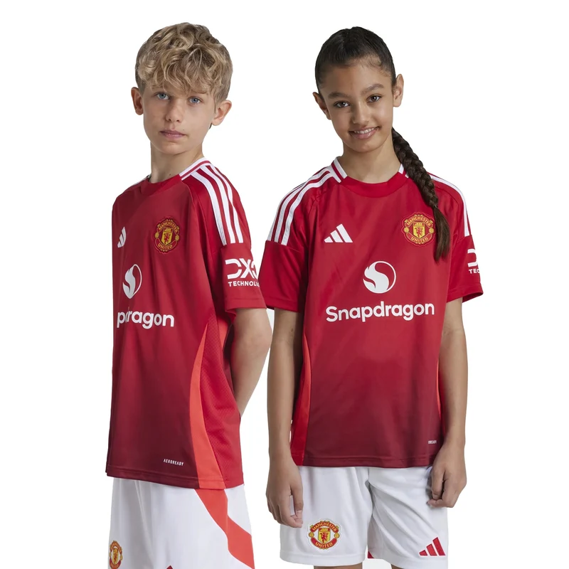 adidas Manchester United Fußball - Camiseta de casa Jr. 24/25 (red, 176)