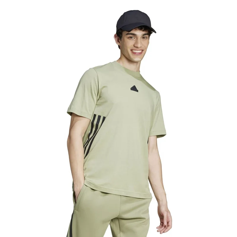 adidas 3S Future Icons - Camiseta Hombre (tengreen, M)