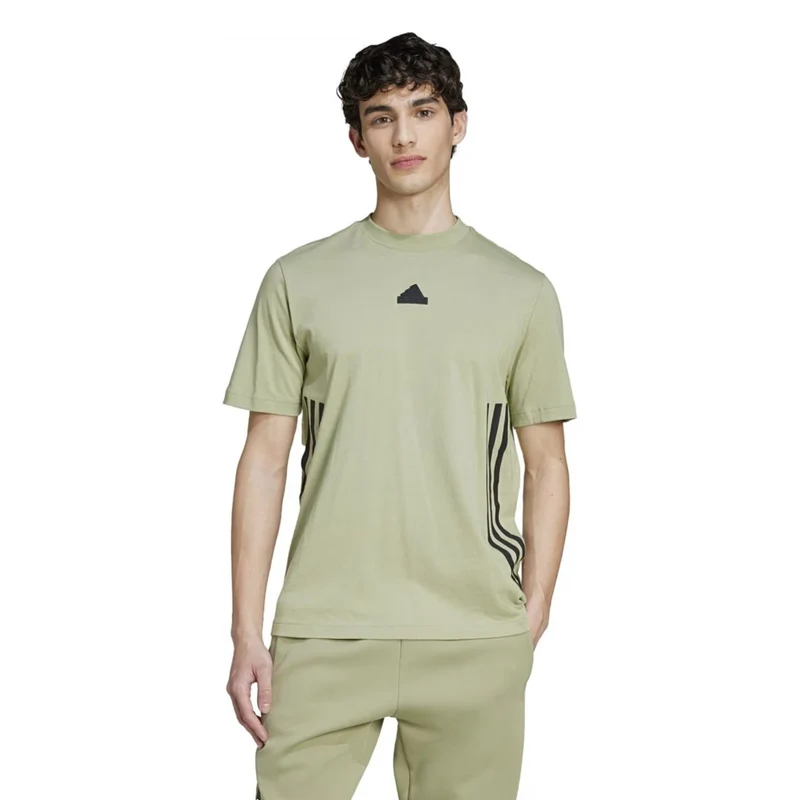 adidas 3S Future Icons - Camiseta Hombre (tengreen, M)