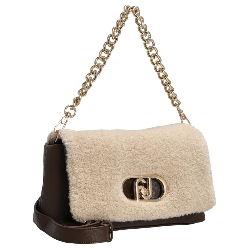 Liu Jo Lapuffy East/West - Bolso bandolera M 28 cm (moro light)