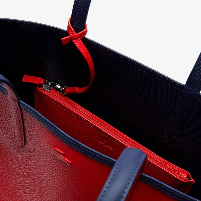 Lacoste Anna - Bolso shopper 35 cm (blue red)
