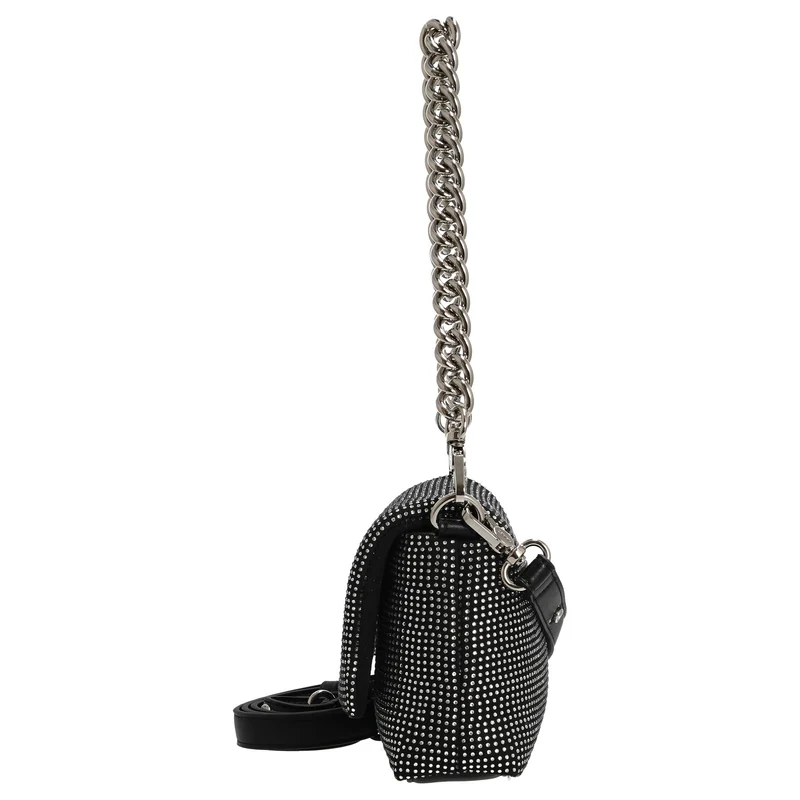 Liu Jo Lapuffy - Bolso bandolera 19 cm (nero/steel)