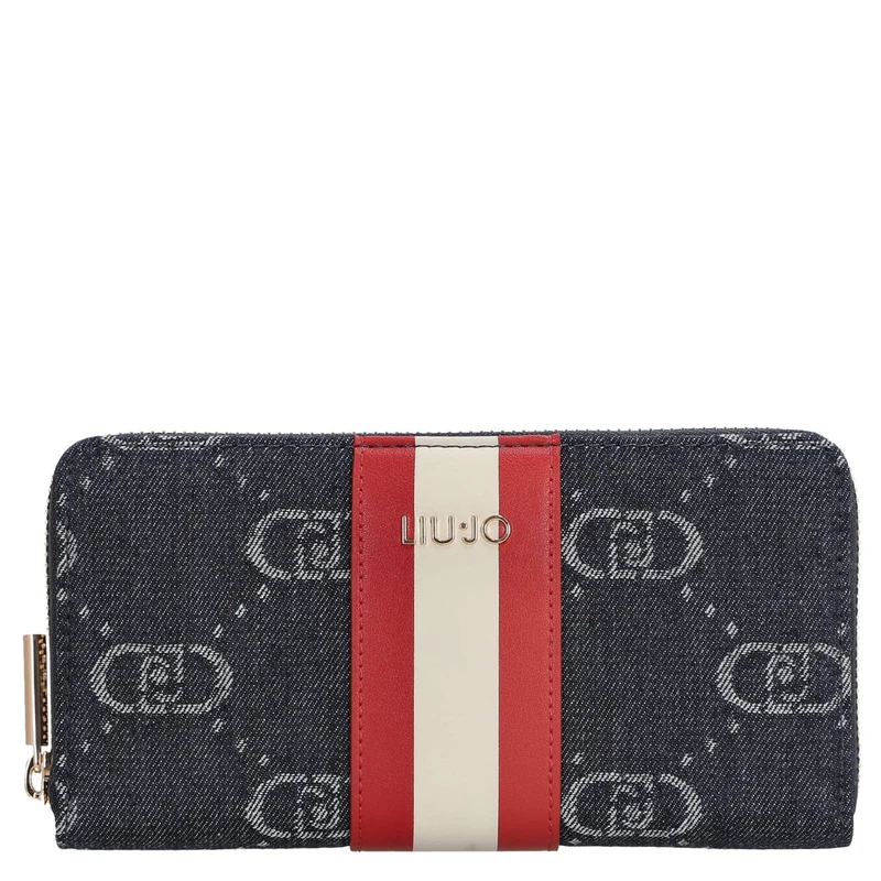 Liu Jo Caliwen - Cartera XL 12 cc 19 cm (denim azul)