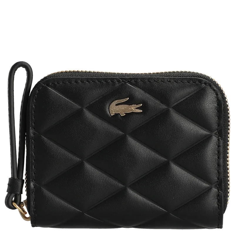 Lacoste Crocodelle Puffed - Cartera 8cc 10.5 cm (noir)