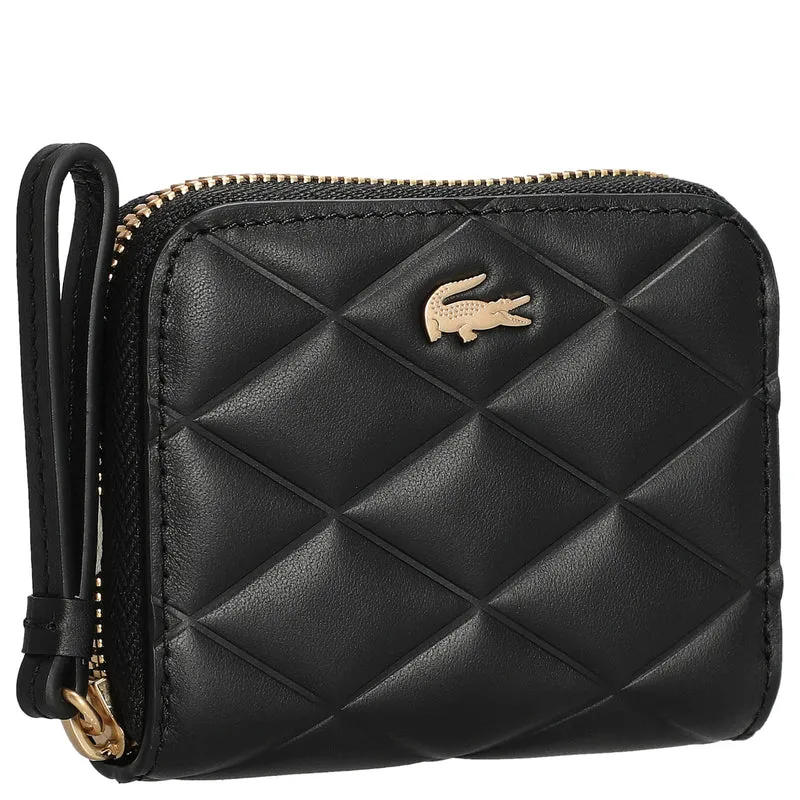 Lacoste Crocodelle Puffed - Cartera 8cc 10.5 cm (noir)