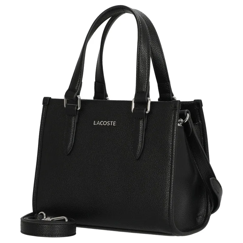Lacoste Top Handle Bag - Bolso de mano 22 cm (noir)