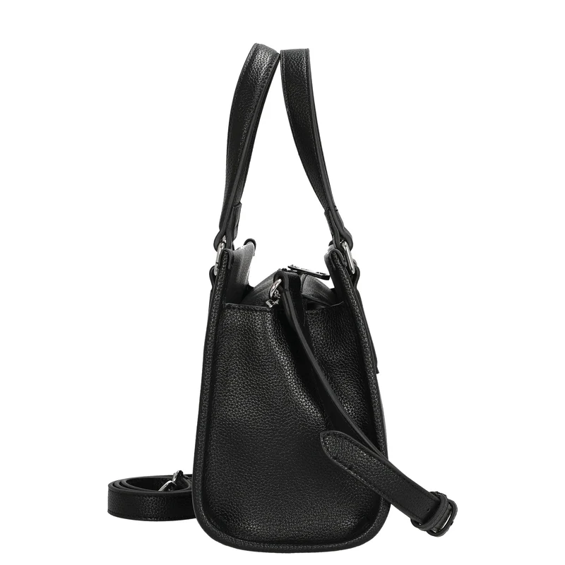 Lacoste Top Handle Bag - Bolso de mano 22 cm (noir)