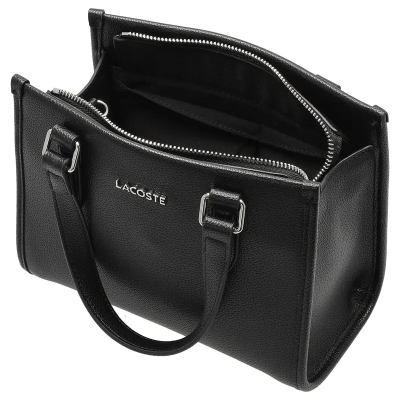 Lacoste Top Handle Bag - Bolso de mano 22 cm (noir)