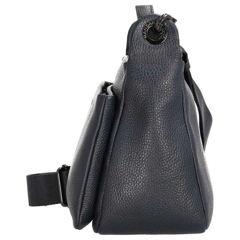 Mandarina Duck Mellow Leather - Bolso bandolera 36 cm (dress blue)