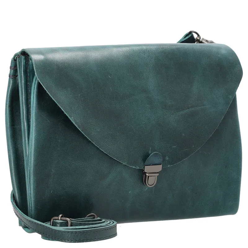 Harolds Fold - Bolso bandolera L 26 cm (petrol)