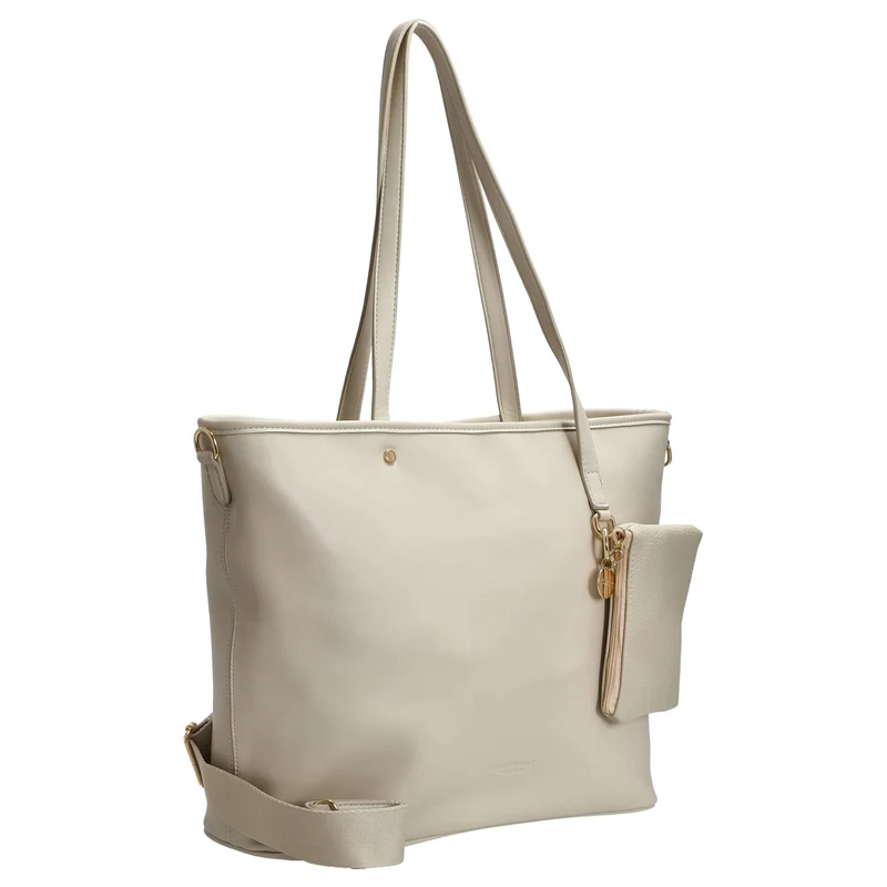 Seidenfelt Selje - Bolso shopper 43 cm (cream)