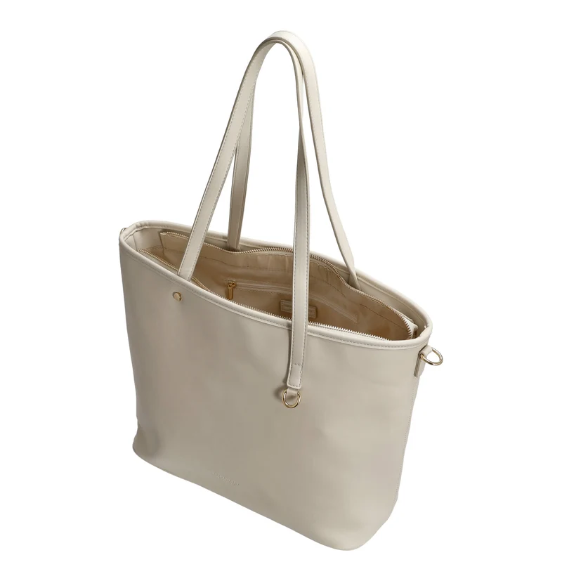 Seidenfelt Selje - Bolso shopper 43 cm (cream)