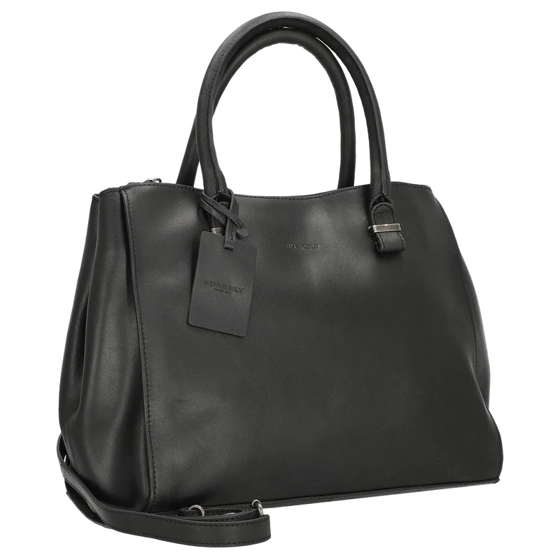 Burkely Vintage Wieske Workbag - Bolso de mano 35 cm (black)