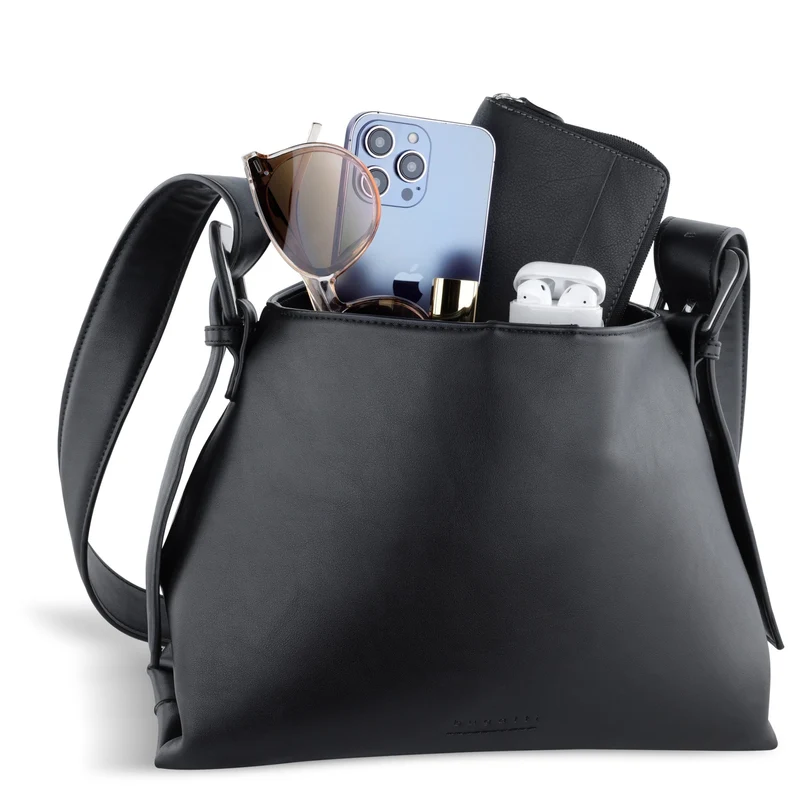 bugatti Luna - Bolso de hombro 30 cm (schwarz)