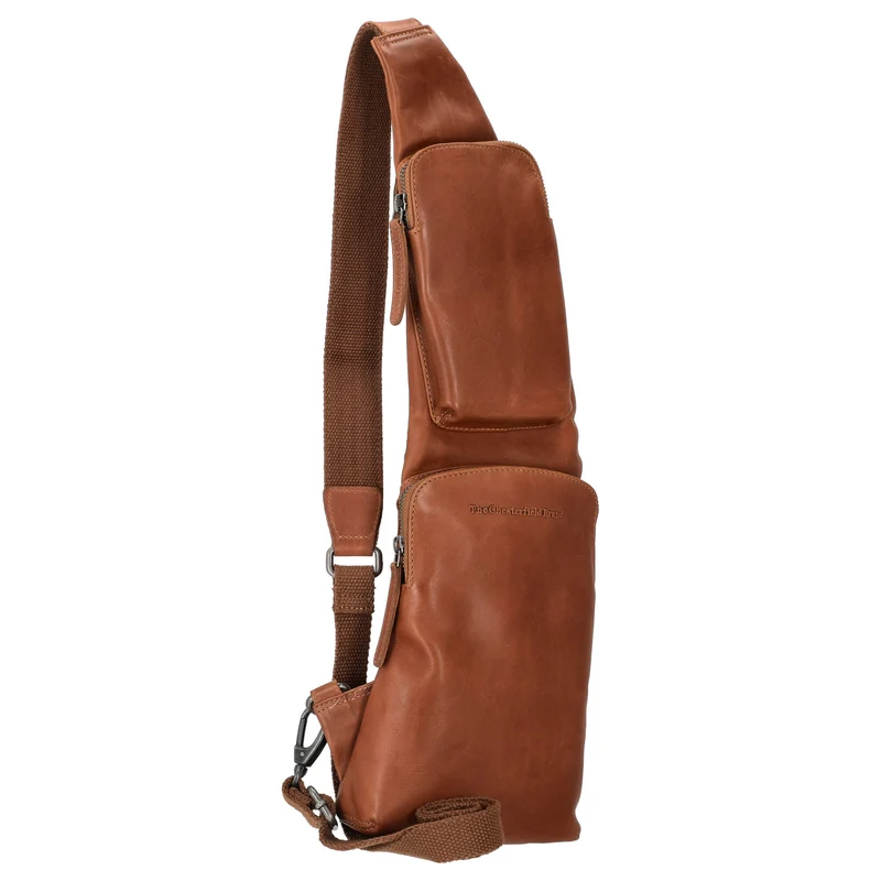 The Chesterfield Brand Logan - Bolso bandolera 53 cm (cognac)