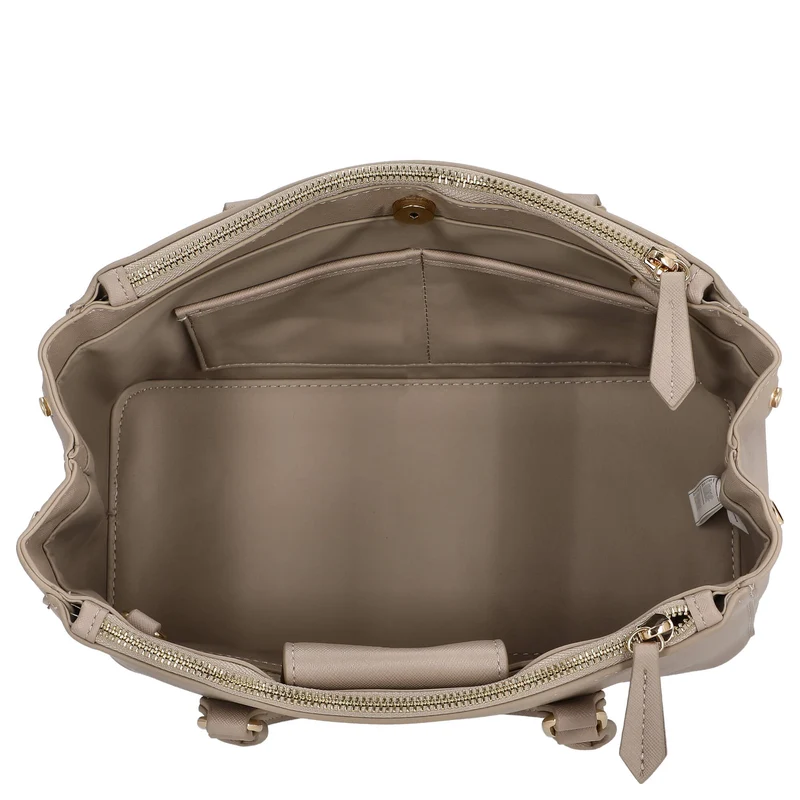 Valentino Bags Zero Re - Bolso de mano 28 cm (beige)