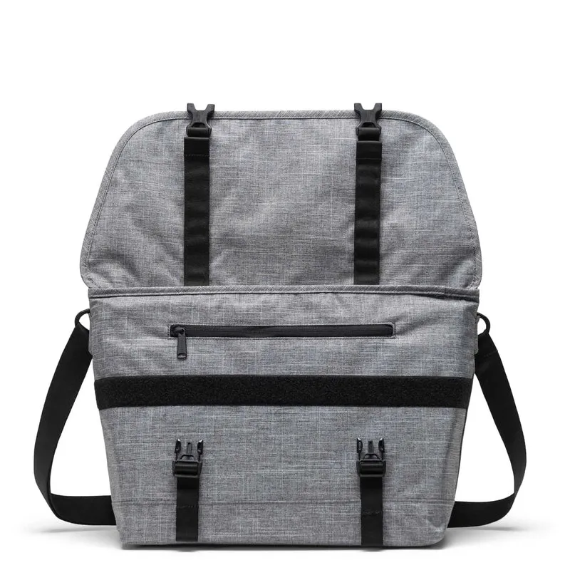 Herschel Cove Messenger - Bolso bandolera 16" 50 cm (raven crosshatch)